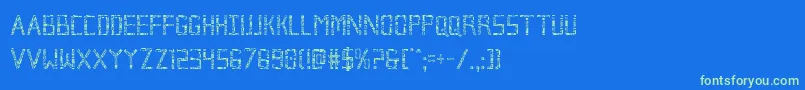 Подробнее о шрифте Brokencyborgcond Шрифт Brokencyborgcond – зелёные шрифты на синем фоне