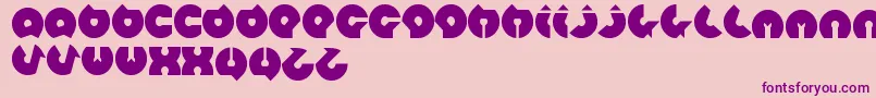 Mohr Font – Purple Fonts on Pink Background