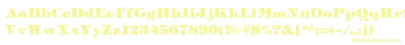 TiffHeavyukraineLight Font – Yellow Fonts