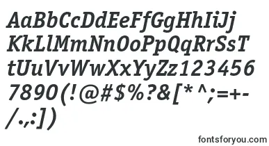 OfficinaserifcBolditalic font – love Fonts