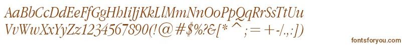 AppleGaramondLightItalic Font – Brown Fonts