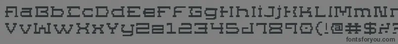 SuperagoExpanded Font – Black Fonts on Gray Background