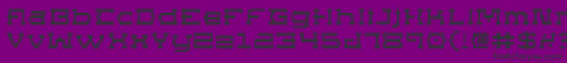 SuperagoExpanded Font – Black Fonts on Purple Background