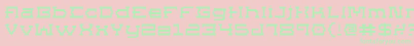 SuperagoExpanded Font – Green Fonts on Pink Background