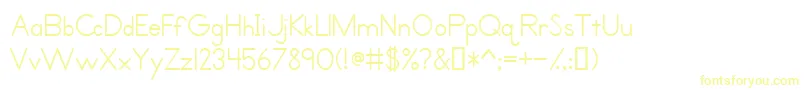 PrimerPrintMedium Font – Yellow Fonts