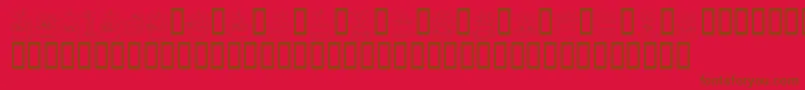 Lisätietoja KrBirthdayCakeDings-fontista KrBirthdayCakeDings-fontti – ruskeat fontit punaisella taustalla