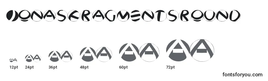Jonasfragmentsround Font Sizes