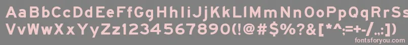 Roadgeek2005SeriesEm Font – Pink Fonts on Gray Background