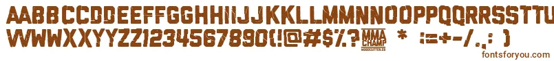 MmaChamp Font – Brown Fonts