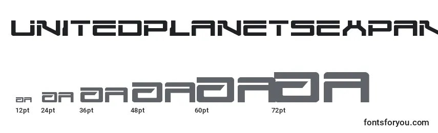Unitedplanetsexpand Font Sizes