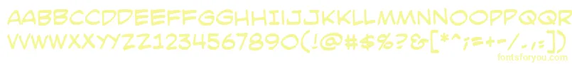 SmackattackbbReg Font – Yellow Fonts