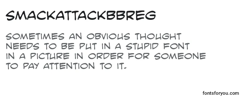 Reseña de la fuente SmackattackbbReg