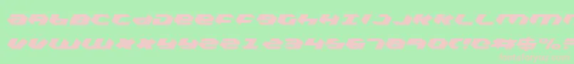 KubrickCondensedLight Font – Pink Fonts on Green Background