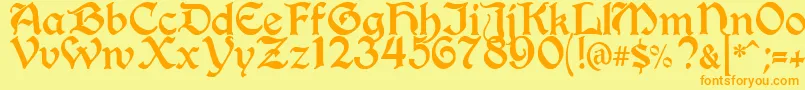 More about BerryRotunda Font BerryRotunda Font – Orange Fonts on Yellow Background