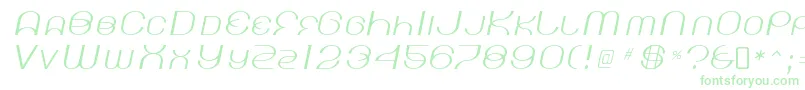 Шрифт KickinglimosRegular – зелёные шрифты