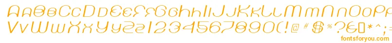 KickinglimosRegular Font – Orange Fonts on White Background