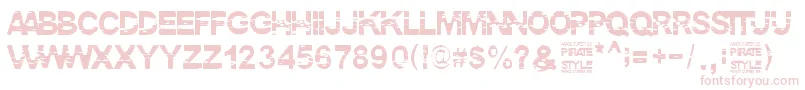 PirateStyle Font – Pink Fonts