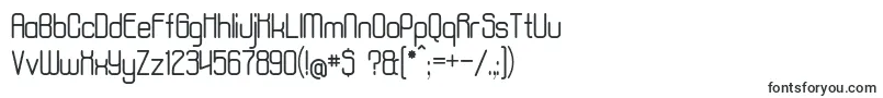 Шрифт AposiopesisNormal – шрифты с фиксированной шириной