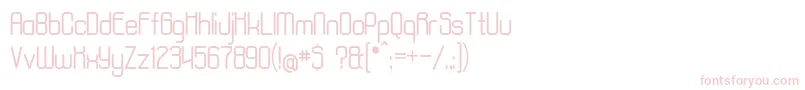 AposiopesisNormal Font – Pink Fonts on White Background