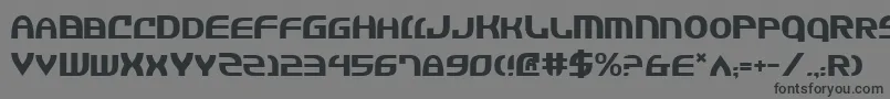Jannisaries Font – Black Fonts on Gray Background