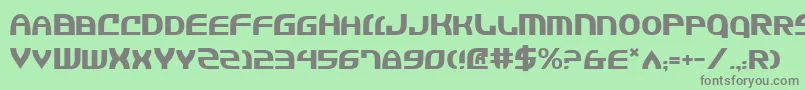 Jannisaries Font – Gray Fonts on Green Background