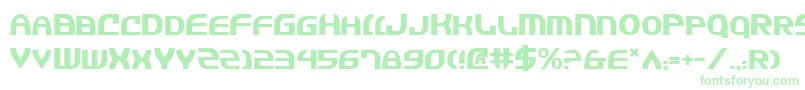 Jannisaries Font – Green Fonts on White Background