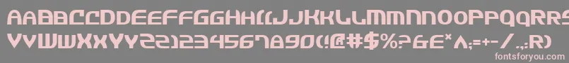 Jannisaries Font – Pink Fonts on Gray Background