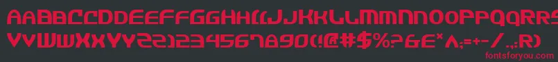 Jannisaries Font – Red Fonts on Black Background