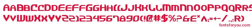 Шрифт Jannisaries – красные шрифты на белом фоне