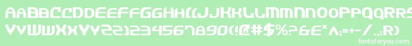 Jannisaries Font – White Fonts on Green Background