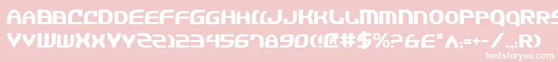 Jannisaries Font – White Fonts on Pink Background