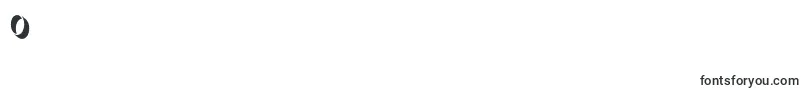 フォントGillsansstdLightshadowed – フォント 数字 0
