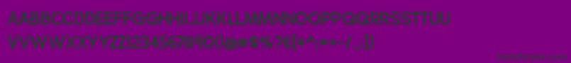 Charbroil-fontti – mustat fontit violetilla taustalla