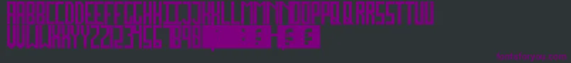 JockoMongo Font – Purple Fonts on Black Background