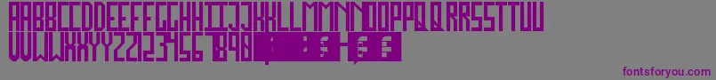 JockoMongo Font – Purple Fonts on Gray Background