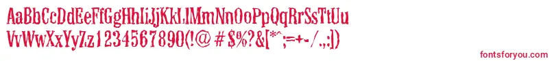 ColonelrandomRegular Font – Red Fonts