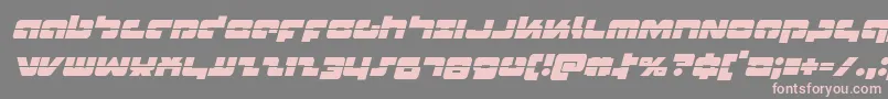 Boomsticklaserital Font – Pink Fonts on Gray Background