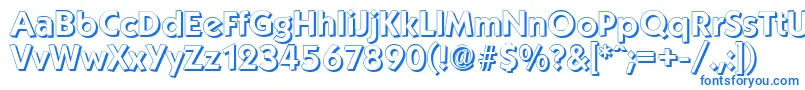 KoblenzshadowBold Font – Blue Fonts