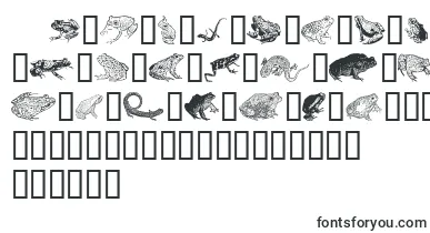 Amphibiprint font – Fonts Animals