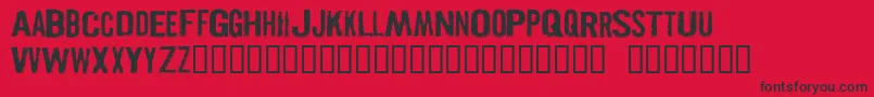 Pistolgrip Font – Black Fonts on Red Background