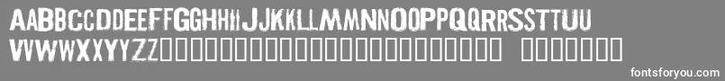 Pistolgrip Font – White Fonts on Gray Background