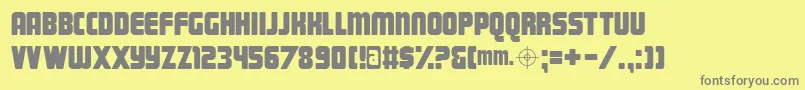 Подробнее о шрифте Magnum ffy Шрифт Magnum ffy – серые шрифты на жёлтом фоне