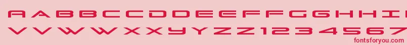 Grandsporttitle Font – Red Fonts on Pink Background