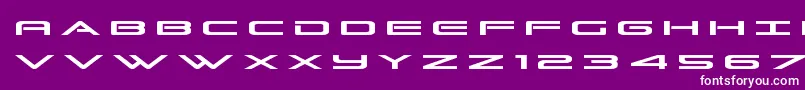 Grandsporttitle Font – White Fonts on Purple Background