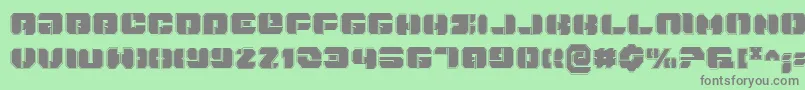 DanStargatePro Font – Gray Fonts on Green Background