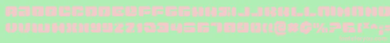 DanStargatePro Font – Pink Fonts on Green Background