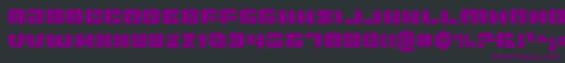 DanStargatePro Font – Purple Fonts on Black Background