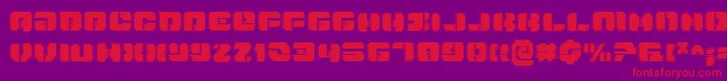 DanStargatePro Font – Red Fonts on Purple Background