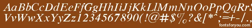 Respeita Font – White Fonts on Brown Background