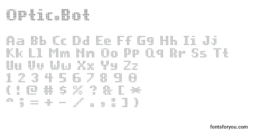 Schriftart Optic.Bot – Alphabet, Zahlen, spezielle Symbole